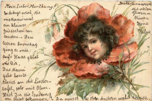 Kind mit Blume