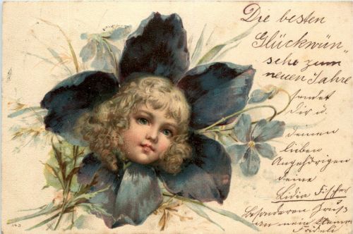 Kind mit Blume