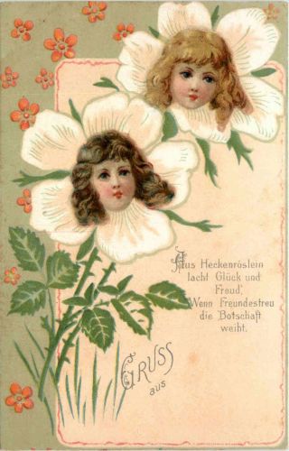 Kind mit Blume