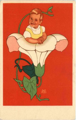 Kind mit Blume