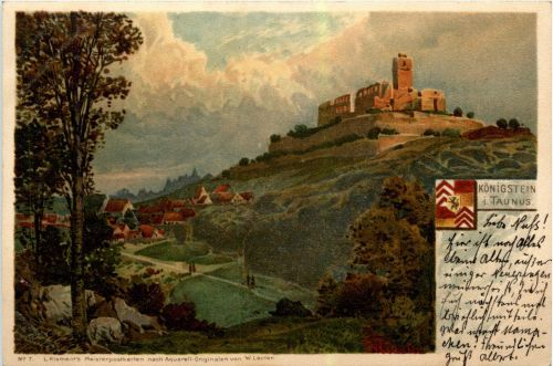 Königstein im Taunus - Litho