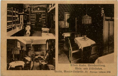 Berlin - Wein und Likörstube - Krebs