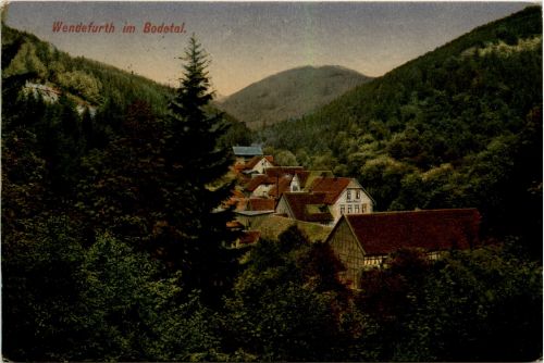 Wendefurth im Bodetal