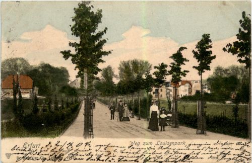 Erfurt - Weg zum Louisenpark