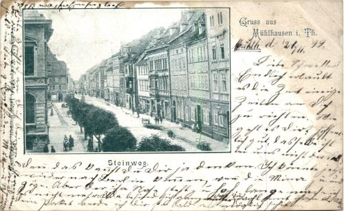 Gruss aus Mühlhausen - Steinweg