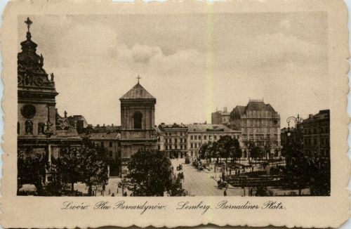 Lwow - Bernadiner Platz - Feldpost