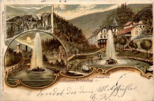 Schönthal bei Neustadt - Litho