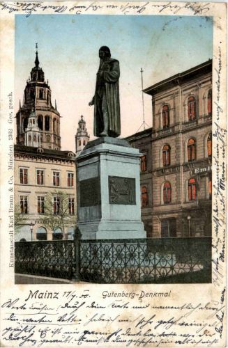 Mainz - Gutenberg Denkmal