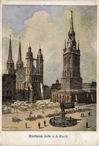 Halle - Marktplatz