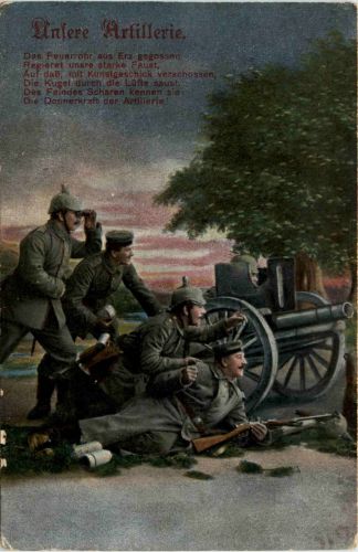 Unsere Artillerie - Feldpost