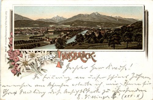 Gruss aus Innsbruck - Litho