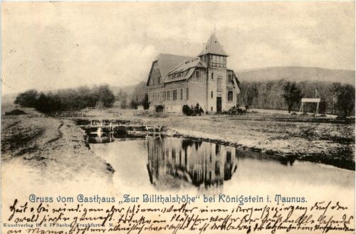 Königstein im Taunus - Gruss vom Gasthaus Zur Billthalshöhe