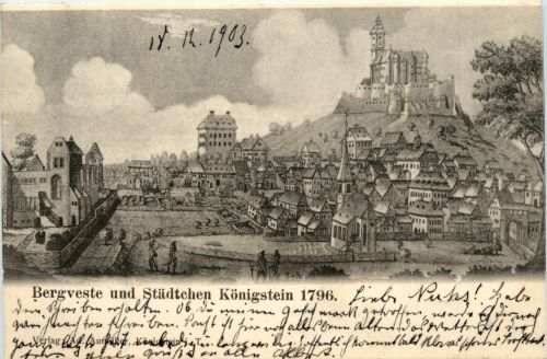 Königstein im Taunus - Bergveste 1796