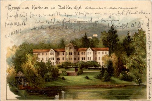 Kurhaus zu Bad Kronthal - Litho