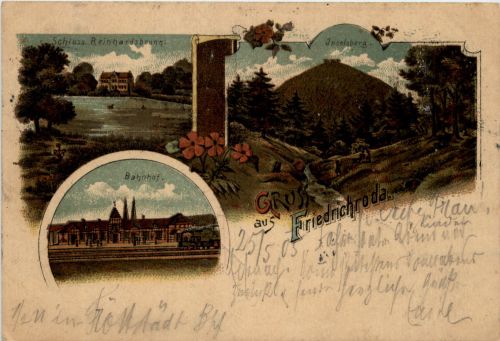 Gruss aus Friedrichroda - Litho