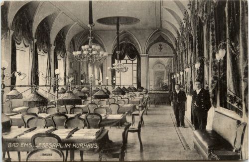 Bad Ems - Lesesaal im Kurhaus