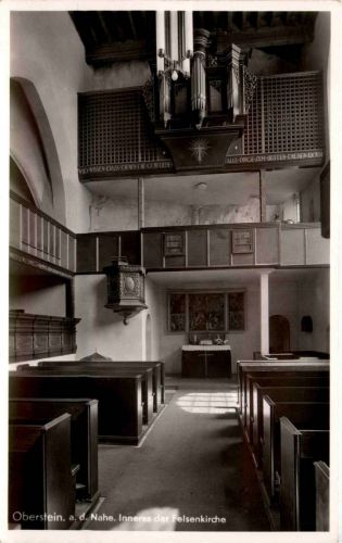 Oberstein - Inneres der Felsenkirche