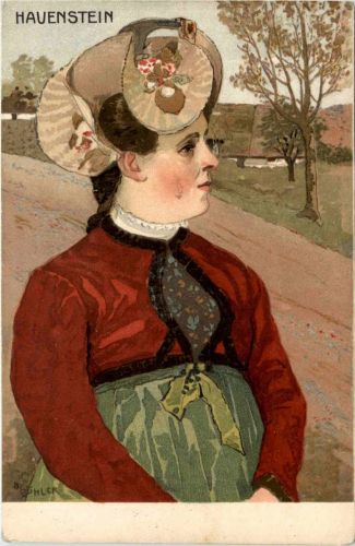Hauenstein Tracht - Litho