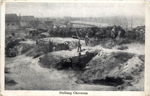 Stellung Chevreux - Feldpost