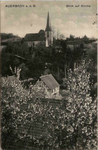 Auerbach - Blick auf Kirche