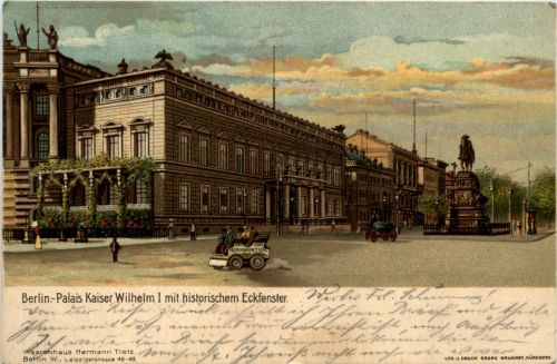 Berlin - Palais Kaiser Wilhelm I - Litho