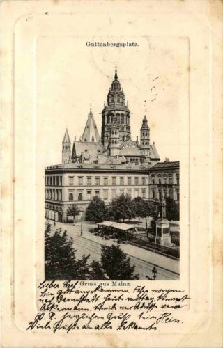Gruss aus Mainz - Gutenbergsplatz
