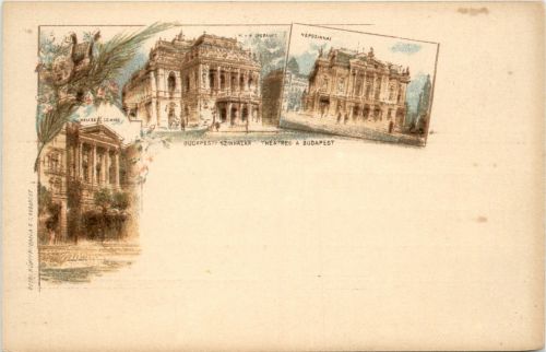 Budapest - Litho - Ganzsache