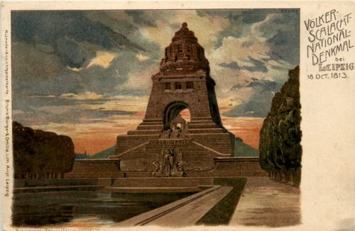 Leipzig - Völkerschlachtdenkmal - Litho