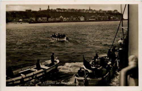 Ausbooten vor Helgoland