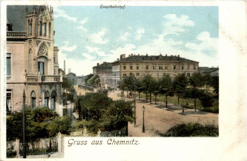 Gruss aus Chemnitz - Hauptbahnhof