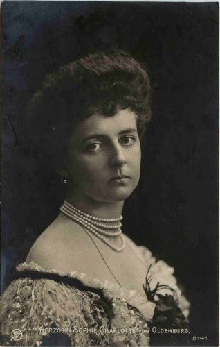 Herzogin Sophie charlotte von Oldenburg