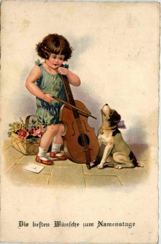 Namenstag - Kind Hund