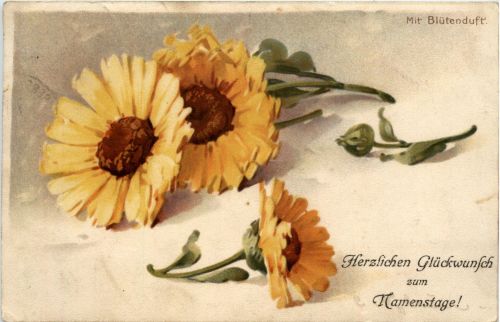Namenstag - Blütenduft - Duftkarte