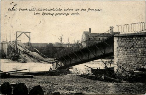 Rethel - Eisenbahnbrücke - Feldpost