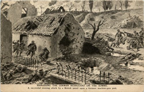 Harrassing the German Rearground on the somme