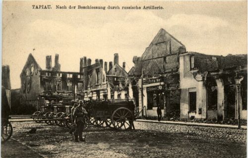 Tapiau - NAch der Beschiessung
