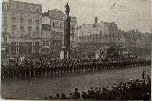 Lille - Wachtparade auf der Grande Place