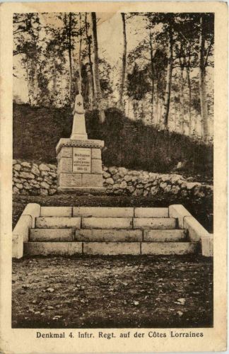 Denkmal auf der Cotes Lorraines