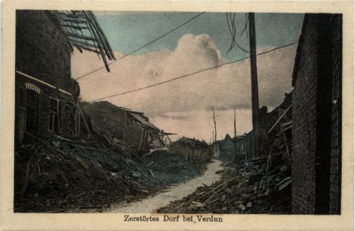 Verdun - zerstörtes Dorf