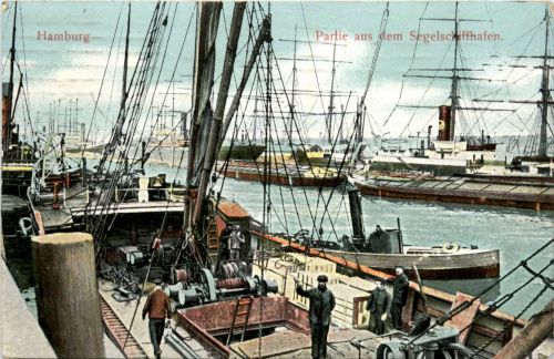 Hamburg - Partie aus dem Segelschiffhafen