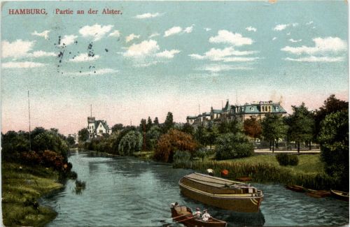 Hamburg - Partie an der Alster