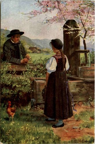 Schwarzwald - Künstlerkarte H. Hoffmann