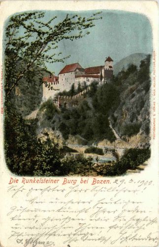Die runkelsteiner Burg bei Bozen
