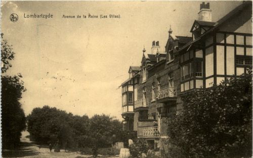 Lombartzyde - Avenue de la Reine - Feldpost