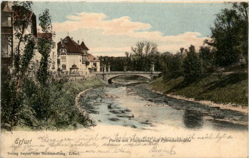 Erfurt - Partie am Fluthkanal