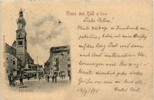 Gruss aus Hall in Tirol