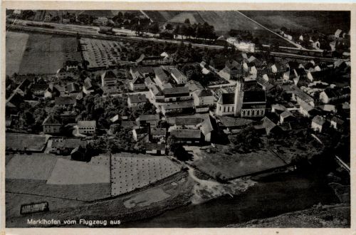 Marklhofen vom Flugzeug