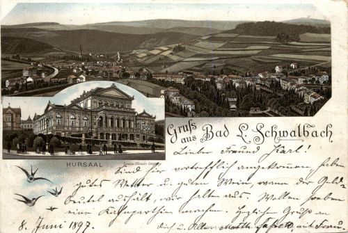 Gruss aus Bad Schwalbach - Litho