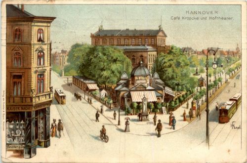 Gruss aus Hannover - Litho