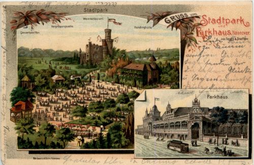 Gruss aus Hannover - Litho